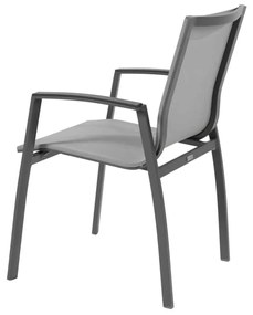 Heritage teak Torino étkezőgarnitúra antracit 1+6
