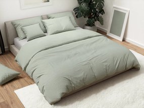 Pamut ágynemű LINIE GREEN zöld Ágyneműhuzat mérete: 70 x 90 cm | 140 x 200 cm