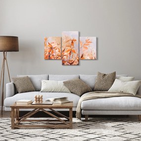 Kép - Festett virágok (90x60 cm)