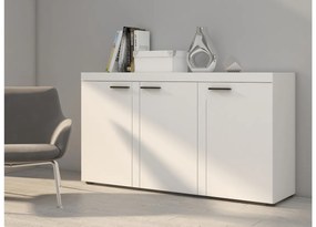 RUMBA 3F komód, 149x82x40, lefkás tölgy