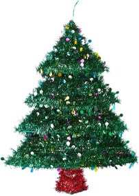 X-MAS dekoráció, feldíszített karácsonyfa 57 cm