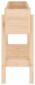 tömör fenyőfa kerti magaságyás 101 x 30 x 69 cm