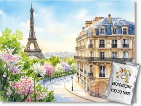 Fotótapéta Flizelina Város Franciaország Párizs Eiffel-torony Nyár 350x250 ragasztó