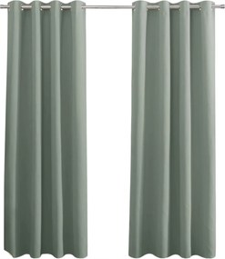 Pony Dance Zsályás sötétítő függöny 220x140 cm áttetsző 2db