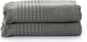 Sara törülköző, zöld, 75×150 cm