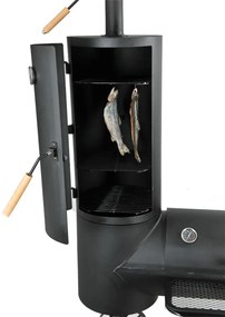LOKOMOTIVA AVENBERG BBQ MASTER Kerti grill füstölővel
