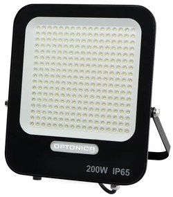 Optonica Nagy Fényerejű SMD LED Reflektor Fekete 200W 18000lm 6000K hideg fehér 5738