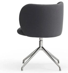 Sötétszürke kárpitozott étkezőfotel Mogi – Teulat