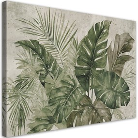 Gario Vászonkép Trópusi monstera levelek Méret: 60 x 40 cm