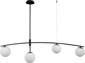 ITALUX PND-31322-4A-SB SENAI Többágú Függesztett Lámpa Fehér, Fekete G9 IP20