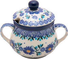 Cukortartó 200 ml Művészeti Kerámia Boleszláv dek 2392 Virágok Ókor