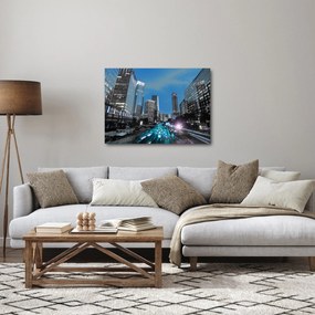Éjszakai város képe (70x50 cm)