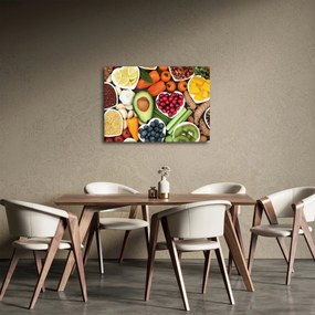 Kép - Egészséges ételek (70x50 cm)