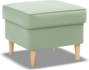 Uszak lábtartó, bársony, zöld