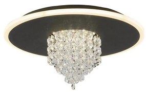 Searchlight 21126-32BK - DELUGE LED dimmelhetĆ mennyezeti lĂĄmpa 20W/230V Ă 31,5 cm fekete