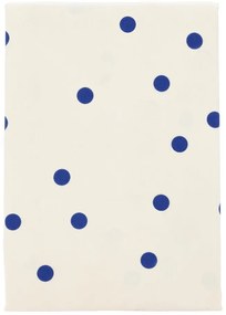 Kék-krémszínű egyszemélyes pamut-szatén ágyneműhuzat 140x200 cm Solaris – Södahl