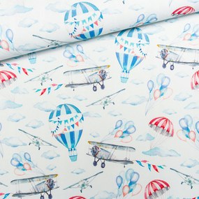 Függöny anyag Repülőgépek a felhőkben