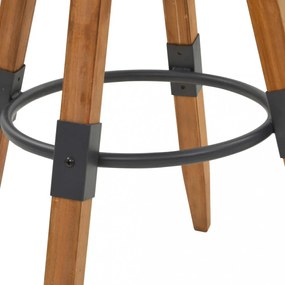 2 db állítható, tömör fenyő bárszék 53,5 x 53,5 x 79 cm