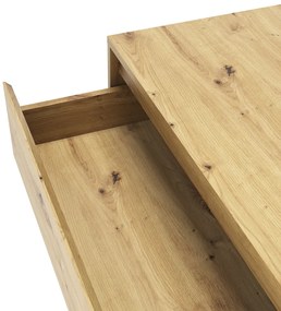 BOGAN 1D3S komód, tölgyfa artisan