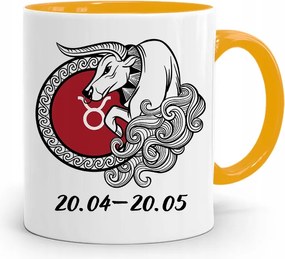 Csillagjegyek Csillagjegy Bögre Sárga Bika fényképes nyomtatással