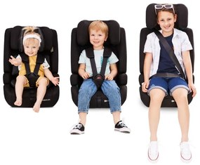 KINDERKRAFT - Autósülés SAFETY FIX 2 i-Méret (76-150 cm) fekete