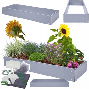 Magasított műanyag ágyás zöldséges láda Pvc 20x140x50