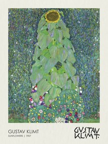 Reprodukció Sunflowers (1907), Gustav Klimt