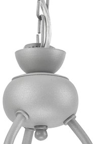 Csillár láncon RETRO II 3xE27/60W/230V ezüst