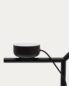 Fekete LED dimmelhető állólámpa (magasság 160 cm) Orey – Kave Home