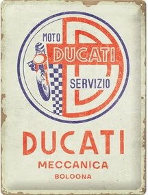 Fém tábla Ducati - Moto Servizio Meccanica