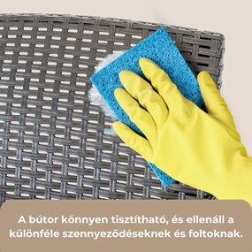 Venus műanyag kerti szék grafit