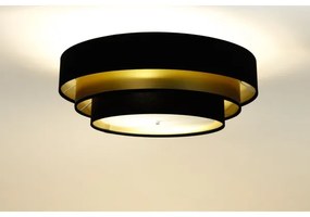 TRINITI mennyezeti lámpa 2xE27/60W/230V fekete/arany