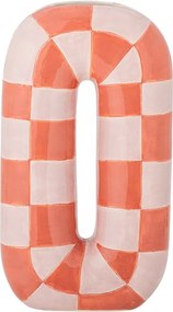 Lazacszínű-krémszínű kerámia kézzel festett váza (magasság 32 cm) Mae – Bloomingville