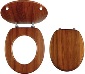 Novaservis - MDF WC-ülőke, tölgy dekor