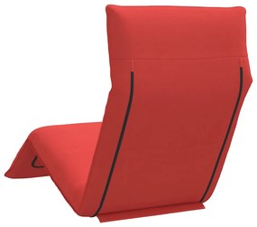 piros oxford-szövet összecsukható napozóágy 175x54x8,5 cm