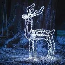 1 méteres, luxus LED szarvas extra karácsonyi dekoráció 110 cm magas