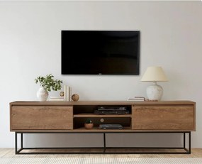 Rodez Walnut and Black II TV-asztal, L
