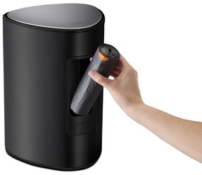 Matt fekete acél pedálos szemetes 5 l EasyStore Luxe – Joseph Joseph