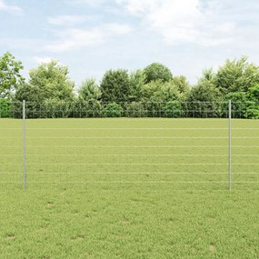 Kerti Kerítés Készlet 2 db Galvanizált Acél 25 x 1 m Tartós