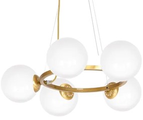 Csillár zsinóron VIENNA 5xE14/40W/230V arany