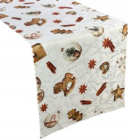 Foltálló Futópad Karácsony Bézs Arany 40x120 cm