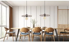 Csillár zsinóron FALCO 1xE27/60W/230V átm. 40 cm bézs