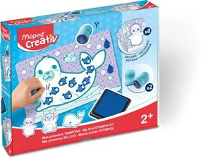 Kreatív készségfejlesztő készlet, MAPED CREATIV, Early age, nyomdavilág (IMAC907042)