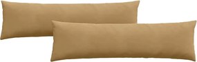 vidaXL Kanapé párnák 2 pcs Barna 145 x 40 cm Bársonyos szövet