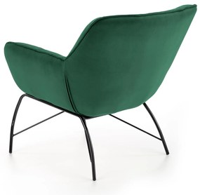Fotel Betali (sötétzöld + fekete). 1028140