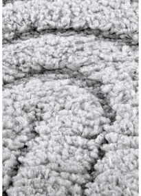 Világosszürke kerek szőnyeg ø 160 cm Panglao New York Light Grey – Elle Decoration