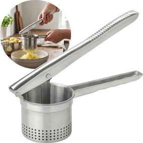 Idealisk Burgonyaprés, Rozsdamentes Acél, kézi pürésítő Ikea