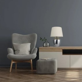 Asztali lámpa 1xE27/25W/230V fényezett króm