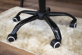 AKCIÓ Fekete irodai szék NOTO ökobőrből II. osztály