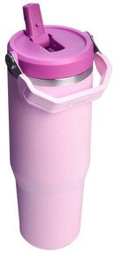 Rózsaszín termosz 890 ml IceFlow Flip Straw 2.0 – Stanley